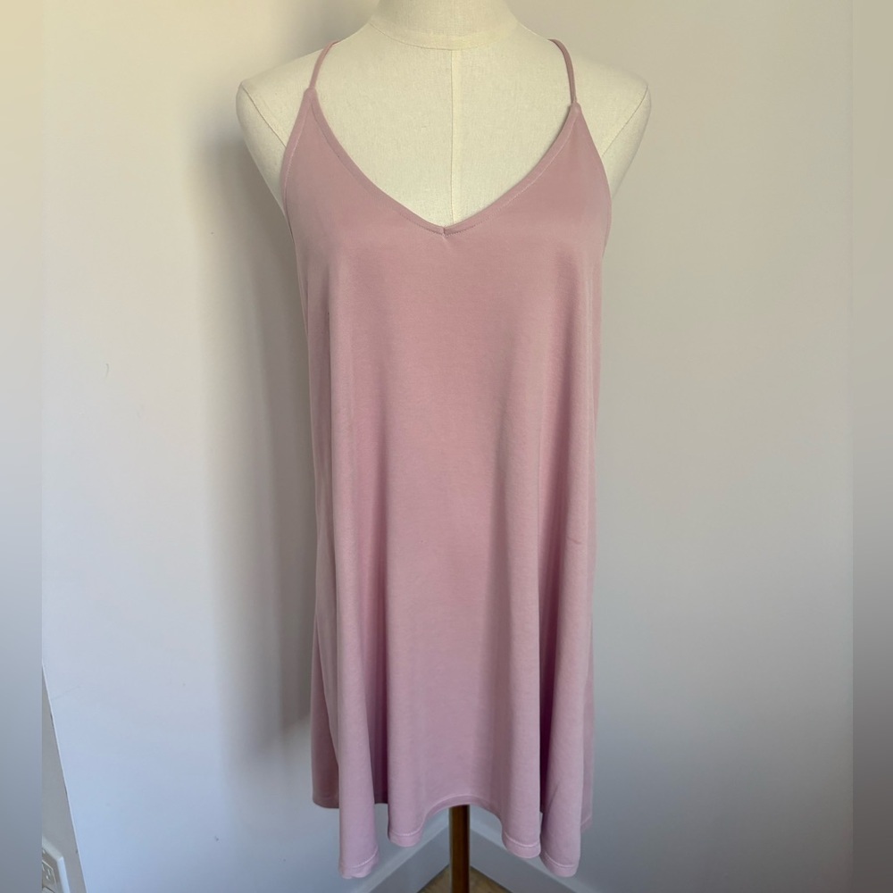 Forever 21 Dusty Pink Chemise with Spaghetti Straps